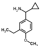 CAS 登录号：535926-44-4， 1-环丙基-1-(3-乙基-4-甲氧基苯基)甲胺