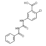 CAS 登录号：535938-48-8， 5-[(苯甲酰基硫代氨基甲酰)氨基]-2-氯苯甲酸
