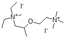 CAS 登录号:53597-29-8, N,N-二乙基-N-甲基-2-(2-(三甲基铵基)乙氧基)-1-丙铵二碘化物