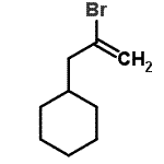 CAS 登录号：53608-85-8， (2-溴-2-丙烯-1-基)环己烷