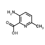 CAS 登录号：53636-71-8， 3-氨基-6-甲基-2-吡啶羧酸