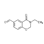 CAS 登录号：537035-43-1， 3-乙基-4-氧代-3,4-二氢-2H-1,3-苯并恶嗪-6-甲醛