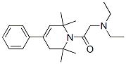 CAS 登录号：53725-52-3， 1,2,3,6-四氢-1-(N,N-二乙基甘氨酰)-4-苯基-2,2,6,6-四甲基吡啶
