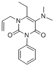 CAS 登录号:53727-43-8, 1-烯丙基-5-(二甲基氨基)-6-乙基-3-苯基尿嘧啶