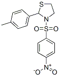 CAS 登录号：537678-01-6， 2-(4-甲基苯基)-3-[(4-硝基苯基)磺酰基]-噻唑烷