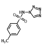 CAS 登录号：5378-57-4， 4-甲基-N-(1H-四唑-1-基)苯磺酰胺