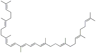 CAS 登录号:540-05-6, (6E,10E,12E,14E,16E,18E,22E,26E)-2,6,10,14,19,23,27,31-八甲基三十二碳-2,6,10,12,14,16,18,22,26,30-十烯