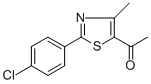 CAS#: 54001-07-9, 1-[2-(4-Chlorophenyl)-4-Methyl-1,3-Thiazol-5-Yl]-1-Ethanone