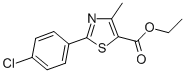 CAS 登录号：54001-12-6， 2-(4-氯苯基)-4-甲基-1,3-噻唑-5-羧酸乙酯