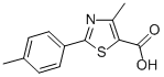 CAS#: 54001-13-7, 4-Methyl-2-(4-Methylphenyl)-1,3-Thiazole-5-Carboxylic Acid