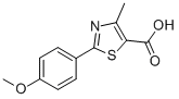 CAS#: 54001-16-0, 2-(4-Methoxyphenyl)-4-Methyl-1,3-Thiazole-5-Carboxylic Acid