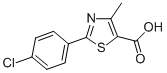 CAS#: 54001-17-1, 2-(4-Chlorophenyl)-4-Methyl-1,3-Thiazole-5-Carboxylic Acid