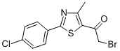 CAS 登录号：54001-36-4， 2-溴-1-[2-(4-氯苯基)-4-甲基-1,3-噻唑-5-基]-1-乙酮
