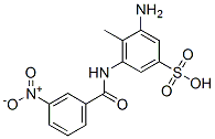 CAS 登录号：5401-86-5， 3-氨基-4-甲基-5-[(3-硝基苯甲酰)氨基]苯磺酸