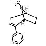 CAS 登录号：540709-45-3， (1R,5S)-8-甲基-2-(3-吡啶基)-8-氮杂双环[3.2.1]辛-2-烯