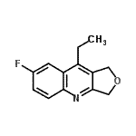 CAS 登录号：540804-04-4， 9-乙基-7-氟-1,3-二氢呋喃并[3,4-b]喹啉