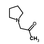 CAS 登录号：54151-38-1， 1-(1-吡咯烷基)丙酮