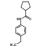 CAS 登录号：541517-92-4， N-(4-乙基苯基)环戊烷甲酰胺