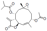 CAS#: 54153-71-8, [1aR,3S,4Z,5aR,8aR,9R,10aR,(-)]-3-Acetoxy-1abeta,2,3,5aalpha,7,8,8abeta,9,10,10alpha-Decahydro-4,10aalpha-Dimethyl-8-Methylene-7-Oxooxireno[5,6]Cyclodeca[1,2-b]Furan-9-Ol 2-Methylpropionate