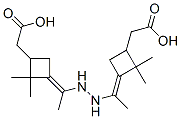 CAS 登录号：5422-97-9， 3,3'-[1,1'-(肼-1,2-二亚基)二乙基]二[2,2-二甲基环丁烷-1-乙酸]