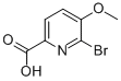 CAS 登录号：54232-43-8， 6-溴-5-甲氧基-2-吡啶羧酸