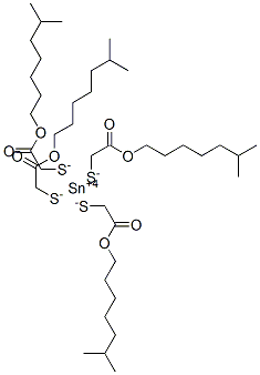 CAS 登录号:54235-66-4, 2-(异辛基氧基)-2-氧代乙烷-1-硫醇锡(4+)