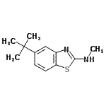 CAS 登录号：54237-39-7， N-甲基-5-(2-甲基-2-丙基)-1,3-苯并噻唑-2-胺