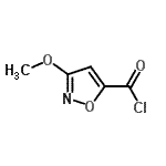 CAS 登录号：54258-24-1， 3-甲氧基-1,2-恶唑-5-甲酰氯