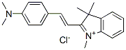 CAS 登录号：54268-66-5， 2-[2-[4-(二甲基氨基)苯基]乙烯基]-1,3,3-三甲基-3H-吲哚鎓氯化物