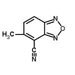 CAS 登录号：54286-59-8， 5-甲基-2,1,3-苯并恶二唑-4-甲腈
