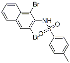 CAS 登录号:54288-96-9, N-(1,3-二溴-2-萘基)对甲苯磺酰胺