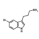 CAS 登录号：54298-70-3， 3-(5-溴-1H-吲哚-3-基)-1-丙胺