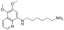 CAS 登录号:5430-60-4, N-(5,6-二甲氧基喹啉-8-基)己烷-1,6-二胺