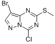 CAS 登录号：54346-33-7， 8-溴-4-氯-2-甲硫基吡唑并[1,5-a]1,3,5-三嗪