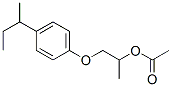 CAS 登录号：5436-95-3， 1-(4-丁烷-2-基苯氧基)丙-2-基乙酸酯