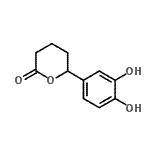 CAS 登录号：543681-90-9， 6-(3,4-二羟基苯基)四氢-2H-吡喃-2-酮