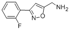 CAS 登录号：543713-33-3， C-[3-(2-氟-苯基)-异恶唑-5-基]-甲胺