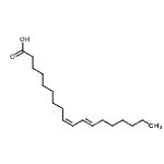 CAS 登录号：544-71-8， (9Z,11E)-9,11-十八碳二烯酸