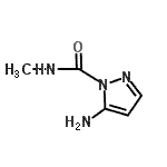 CAS 登录号：54408-76-3， 5-氨基-N-甲基-1H-吡唑-1-甲酰胺