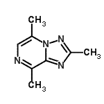 CAS 登录号：54410-76-3， 2,5,8-三甲基[1,2,4]三唑并[1,5-a]吡嗪