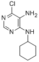 CAS 登录号：5449-10-5， 6-氯-N-环己基-嘧啶-4,5-二胺