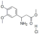 CAS 登录号:54503-20-7, 3-氨基-3-(3,4-二甲氧基苯基)丙酸甲酯盐酸盐