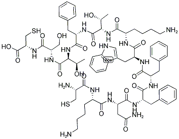 CAS#: 54518-51-3, H-Cys-Lys-Asn-Phe-Phe-Trp-Lys-Thr-Phe-Thr-Ser-Cys-OH