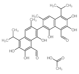 CAS#: 5453-04-3, Gossypol Acetic Acid
