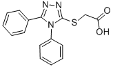 CAS#: 54559-45-4, (4,5-Diphenyl-4 H-[1,2,4]Triazol-3-Ylsulfanyl)-Acetic Acid