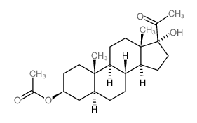 CAS#: 5456-44-0, 3beta-Acetyloxy-17-Hydroxy-5alpha-Pregnan-20-One