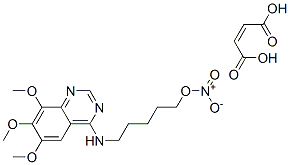 CAS#: 54567-65-6, 5-[(6,7,8-Trimethoxyquinazolin-4-Yl)Amino]Pentyl Nitrate, Maleate