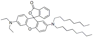 CAS#: 54574-07-1, 6'-(Diethylamino)-2'-(Dioctylamino)Spiro[Isobenzofuran-1(3H),9'-[9H]Xanthene]-3-One