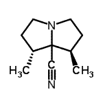 CAS 登录号：546084-65-5， (1R,7R)-1,7-二甲基四氢-1H-吡咯里嗪-7A(5H)-甲腈