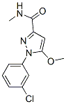 CAS 登录号:54708-68-8, 1-(3-氯苯基)-5-甲氧基-3-(N-甲基氨基甲酰)吡唑